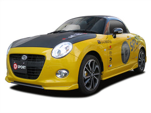 D-SPORT AERO PARTS SIDE SKIRT PAINTED LIQUID SILVER S39 FOR DAIHATSU COPEN LA400K CERO 08150-A240-S39-KX