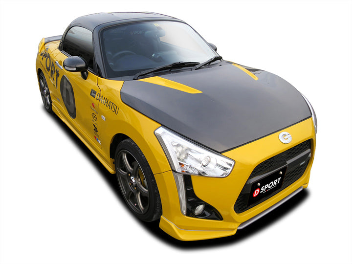 D-SPORT AERO BONNET CARBON BLACK MICA METALLIC X07 FOR DAIHATSU COPEN LA400K LA400A ROBE GR SPORT 53301-E240-X07-KX