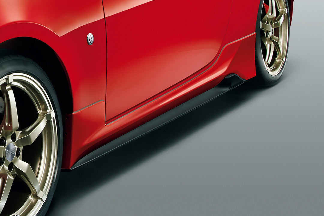 TRD Side Skirts Red (M7Y) For 86 (ZN6)