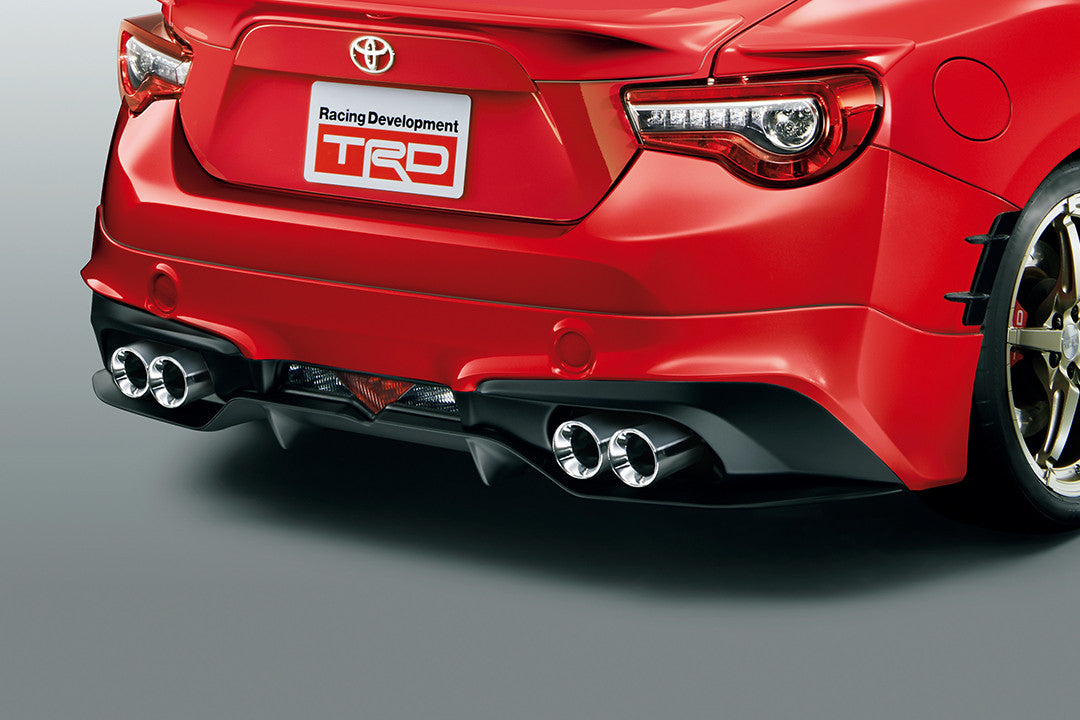 TRD Rear Bumper Spoiler Black (D4S) For 86 (ZN6)