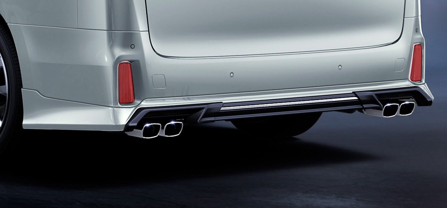 TRD REAR BUMPER SPOILER UNPAINTED  For VELLFIRE 3# Aero  MS343-58002-NP