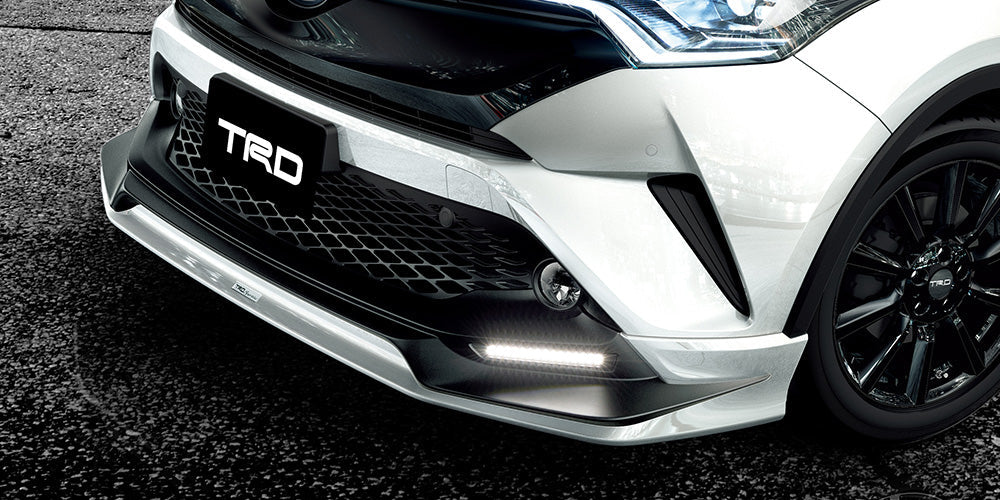 TRD FRONT SPOILER (WITH LED) BLACK MICA (209)  For TOYOTA C-HR 1# 5#  MS341-10001-C0