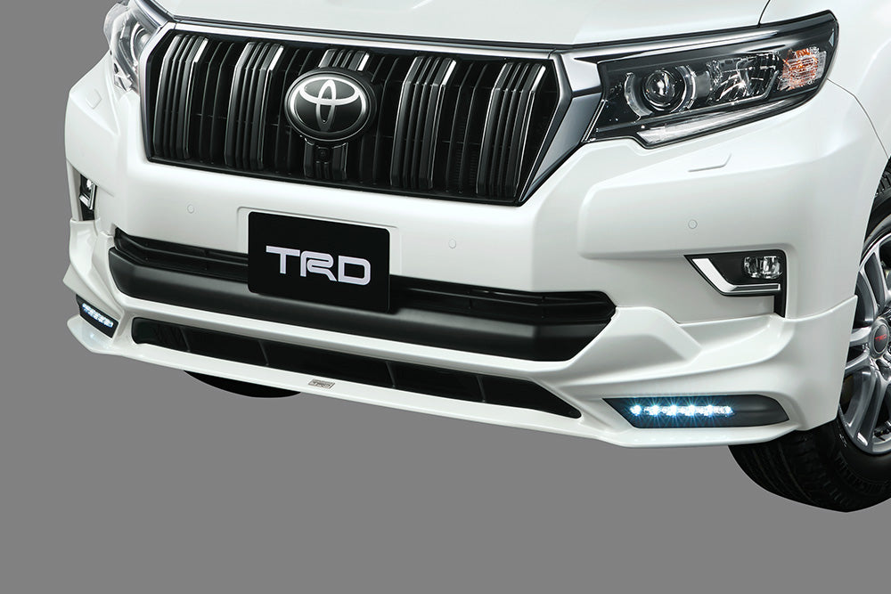 TRD FRONT SPOILER (W LED) WHITE PEARL (070)  For LAND CRUISER PRADO 15#  MS341-60001-A0