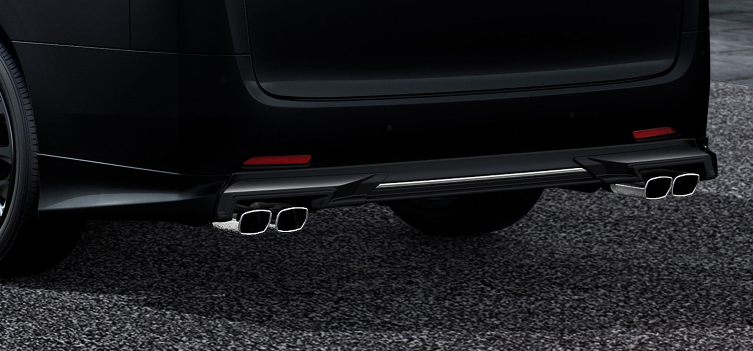 TRD REAR BUMPER SPOILER WHITE PEARL (070)  For VELLFIRE 3# STD  MS343-58005-A0