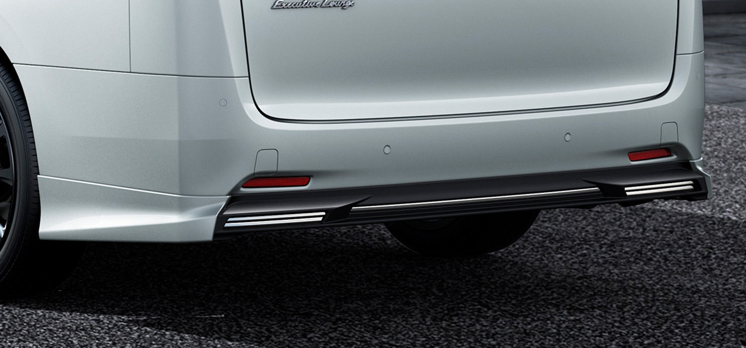 TRD REAR BUMPER SPOILER BLACK (202)  For VELLFIRE 3# STD  MS343-58007-C0
