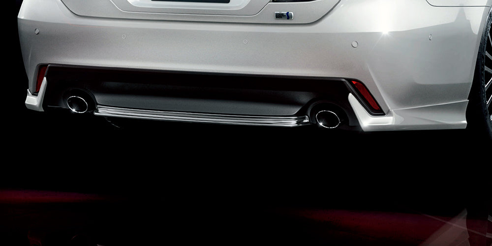 TRD REAR BUMPER SPOILER WHITE PEARL (062)  For CROWN 22#  MS343-30012-A0