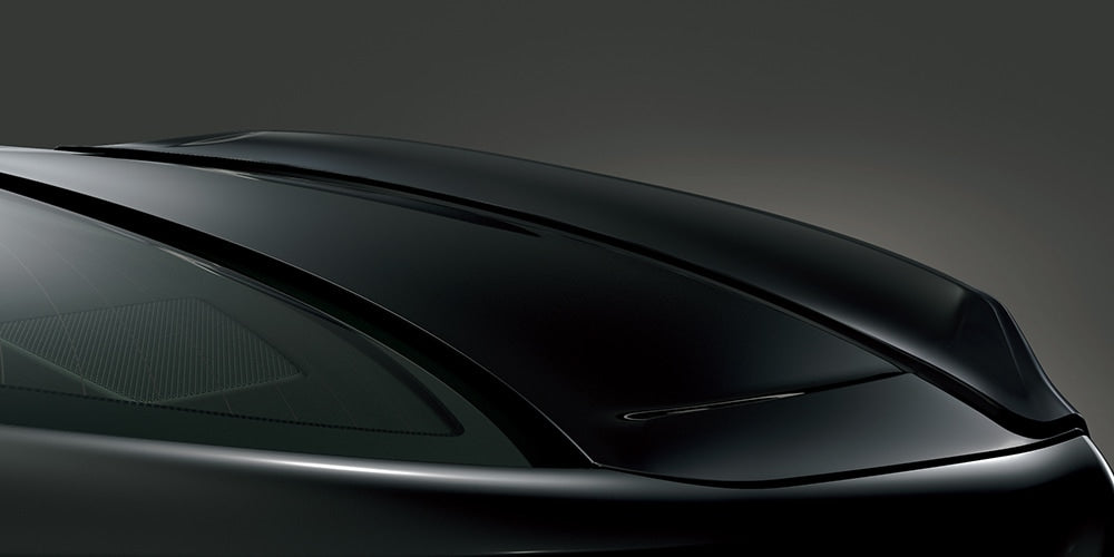 TRD REAR TRUNK SPOILER BLACK PEARL (219)  For CROWN 22#  MS342-30009-C1