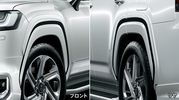 MODELLISTA FENDER GARNISH BLACK FOR TOYOTA LAND CRUISER 300 MSD15-60001-C0