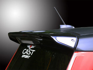 D-SPORT REAR ROOF SPOILER PAINTED BLACK MICA METALLIC + GUNMETALLIC FRP FOR DAIHATSU CAST LA250S LA260S SPORT 76870-E260-X07-KX