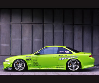 CAR MAKE T&E [VERTEX RIDGE] S14 SILVIA ~ MC (14 SILVIA PREVIOUS TERM) SIDE STEP LEFT AND RIGHT SET FOR  CARMAKETE-02174
