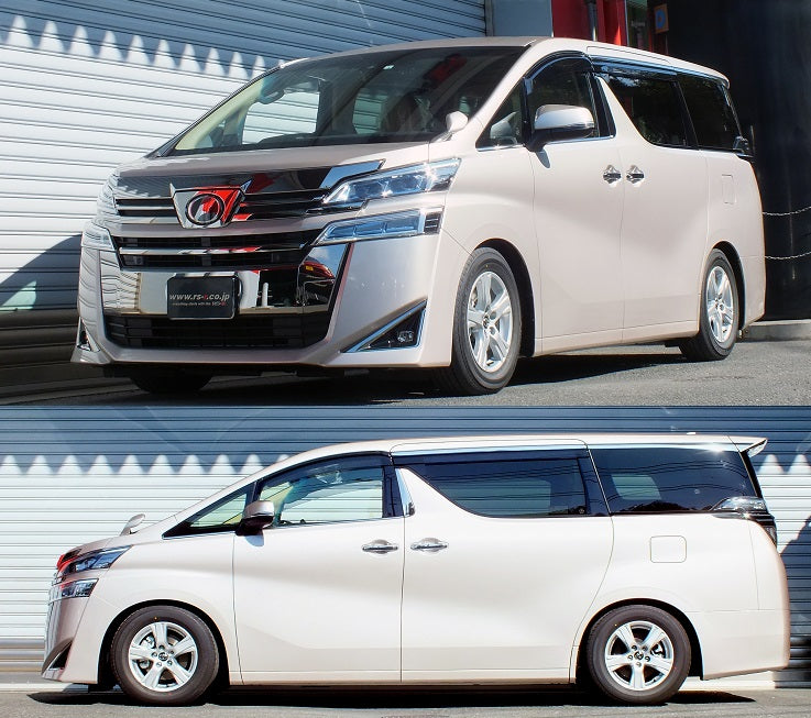 RS-R SUPER-I COILOVER SUSPENSION RECOMMENDED SPRING RATE FOR TOYOTA VELLFIRE AGH30W SIT940M