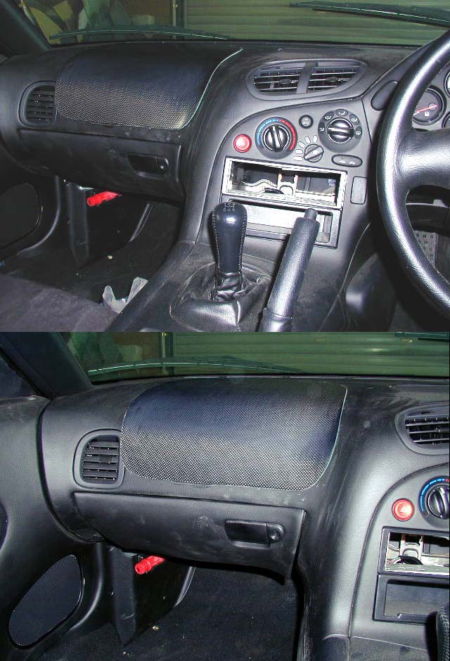 RE-AMEMIYA AIR BAG PANEL FLAT WET CARBON FOR MAZDA RX-7 FD3S DI-022030-011