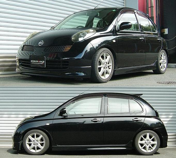 RS-R BEST-I COILOVER SUSPENSION RECOMMENDED SPRING RATE FOR NISSAN MARCH AK12 SPIN004M