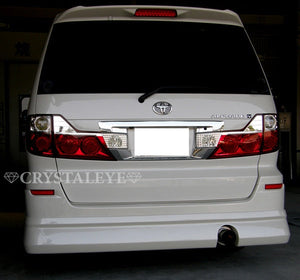 CRYSTAL EYE FUGA TYPE VULCAN LED TAIL LAMP (RED CLEAR) FOR TOYOTA ALPHARD 10 KOUKI J021RC
