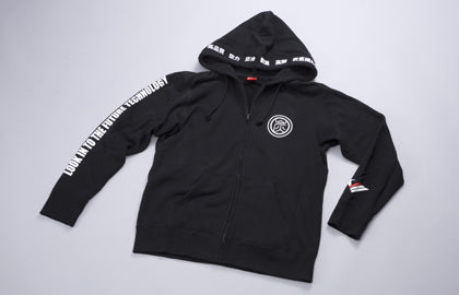 VARIS CHARCOAL MARK ZIP-UP PARKER BLACK S FOR  VACC-060-S