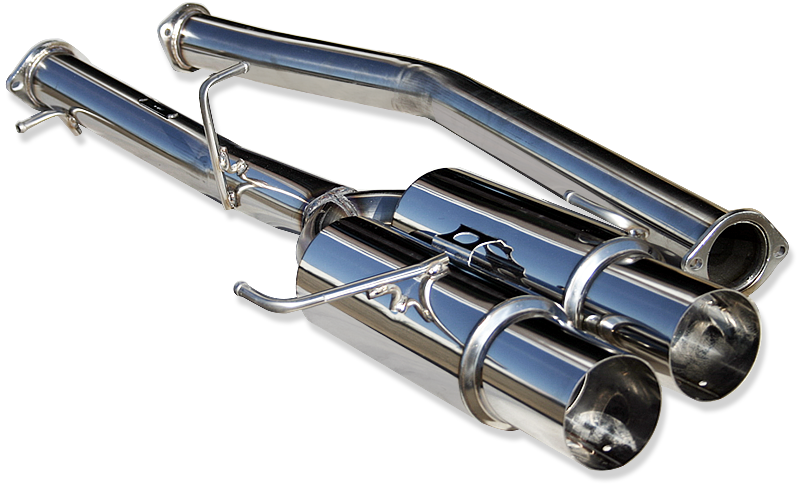 REINHARD A TYPE MUFFLER STAINLESS EXHAUST FOR NISSAN SKYLINE ER34 4DR TB RB25DET RNA2358