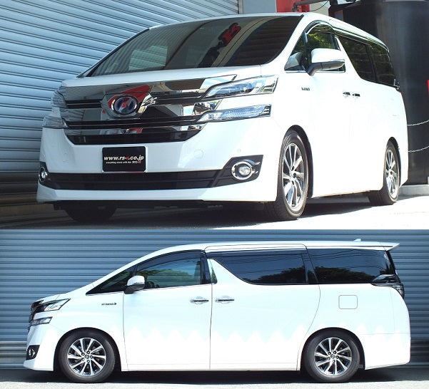 RS-R BEST-I COILOVER SUSPENSION RECOMMENDED SPRING RATE FOR TOYOTA VELLFIRE HYBRID AYH30W BIT949M