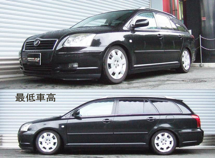 RS-R BEST-I COILOVER SUSPENSION RECOMMENDED SPRING RATE FOR TOYOTA AVENSIS WAGON AZT255W BIT397M