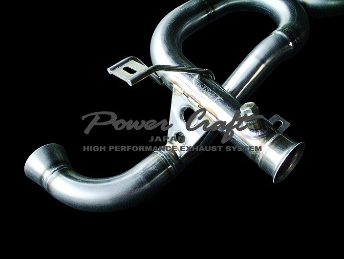 POWER CRAFT EXHAUST MUFFLER RACING SPEC BLACK TAIL FOR LAMBORGHINI GALLARDO P-LA320108-BKT
