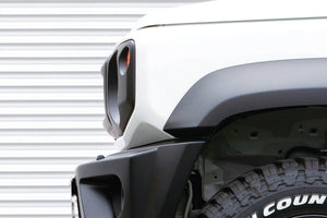 JAOS FRONT GRILLE PAINTED MATTE BLACK FOR SUZUKI JIMNY JB74 B061513MB