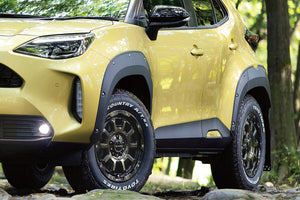 JAOS FENDER GARNISH TYPE-X PAINTED MATTE BLACK FOR TOYOTA YARIS CROSS B135180MB