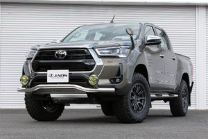 JAOS FRONT SKID BAR POLISH BLACK FOR TOYOTA HILUX SURF 125 B150098B