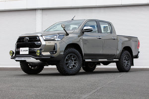 JAOS FRONT SKID BAR BLACK BLAST FOR TOYOTA HILUX SURF 125 B150098C