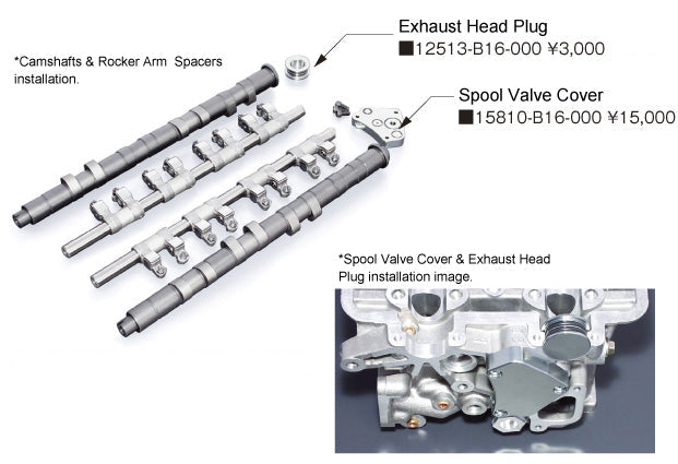 TODA RACING EX Head Plug  For CIVIC  CR-X  INTEGRA B16A B16B B18C 12513-B16-000