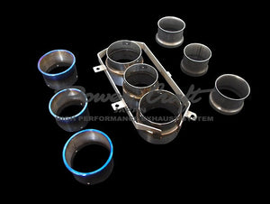 POWER CRAFT HYBRID EXHAUST MUFFLER SYSTEM FOR FERRARI 458 ITALIA P-FE450101