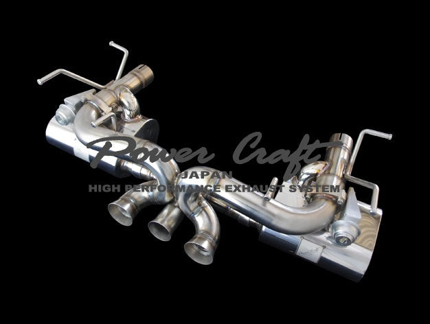 POWER CRAFT HYBRID EXHAUST MUFFLER SYSTEM FOR FERRARI 458 ITALIA P-FE450101