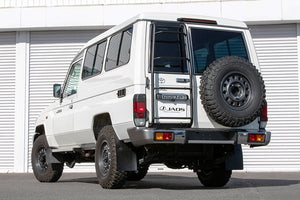 JAOS REAR LADDER II BLACK FOR TOYOTA LAND CRUISER 70 B232241BBK