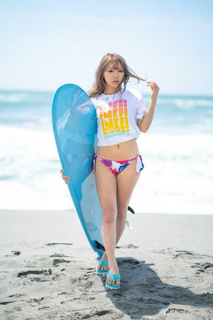 ENKEI SUNSET GRADATION TEE S WHITE T-SHIRT ENKEI-01708