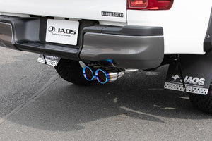 JAOS BATTLEZ MUFFLER ZS-2TC TITANIUM COLOR TAIL FOR TOYOTA HILUX SURF 125 B701096TC