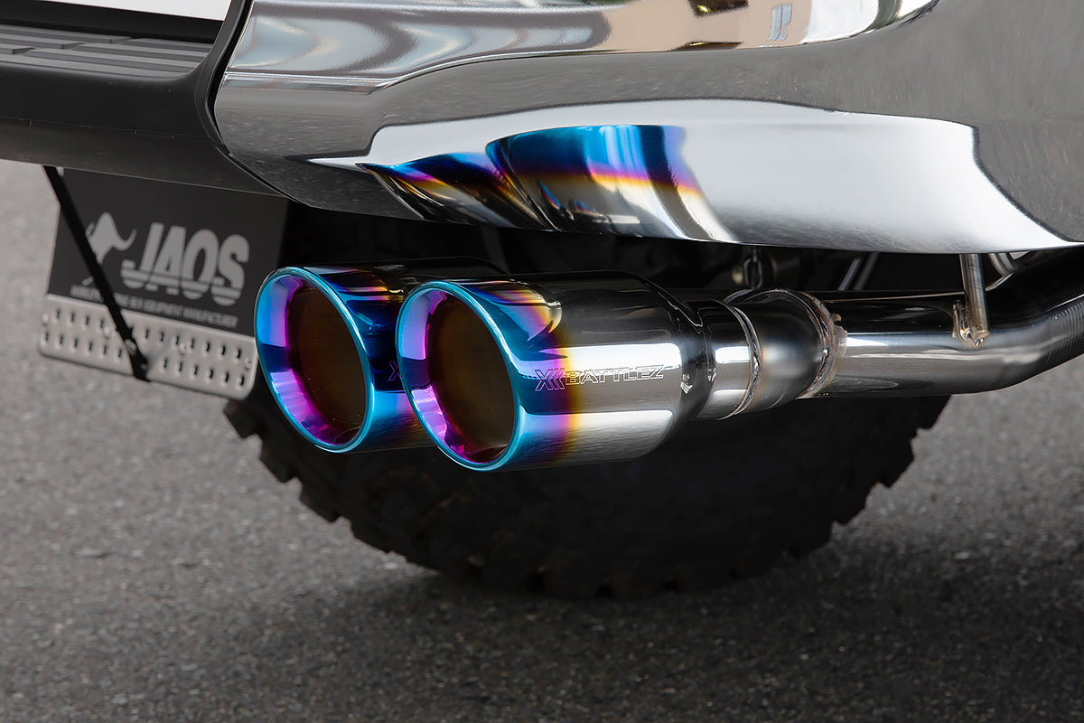 JAOS BATTLEZ MUFFLER ZS-2TC TITANIUM COLOR TAIL FOR TOYOTA HILUX SURF 125 Z GRSPORT B701098TC