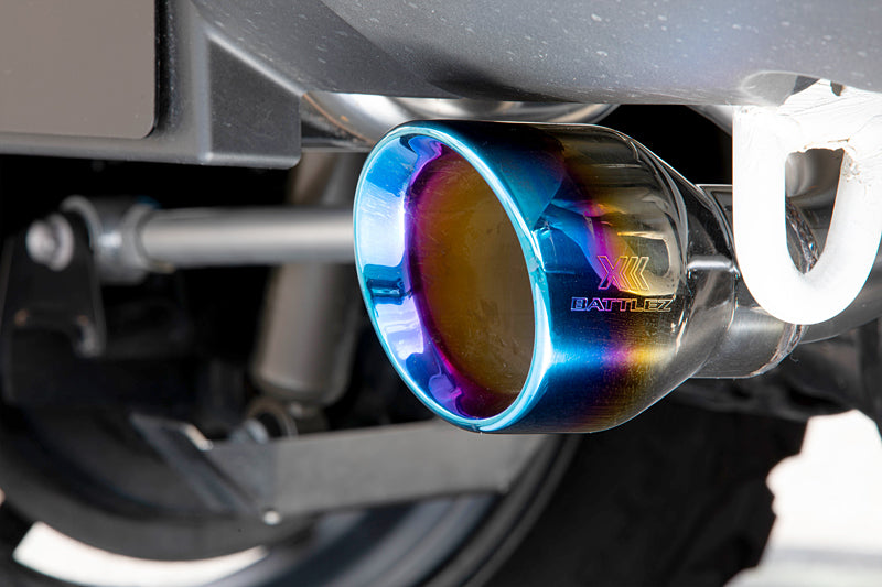 JAOS BATTLEZ MUFFLER ZSTC TITANIUM COLOR TAIL FOR NORMAL BUMPER FOR SUZUKI JIMNY JB64 B702513CTC