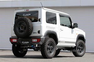 JAOS BATTLEZ MUFFLER ZSTC TITANIUM COLOR TAIL FOR NORMAL BUMPER FOR SUZUKI JIMNY JB64 B702513CTC