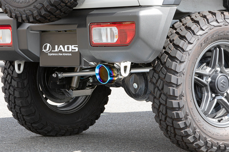 JAOS BATTLEZ MUFFLER ZSTC TITANIUM COLOR TAIL FOR NORMAL BUMPER FOR SUZUKI JIMNY JB64 B702513CTC