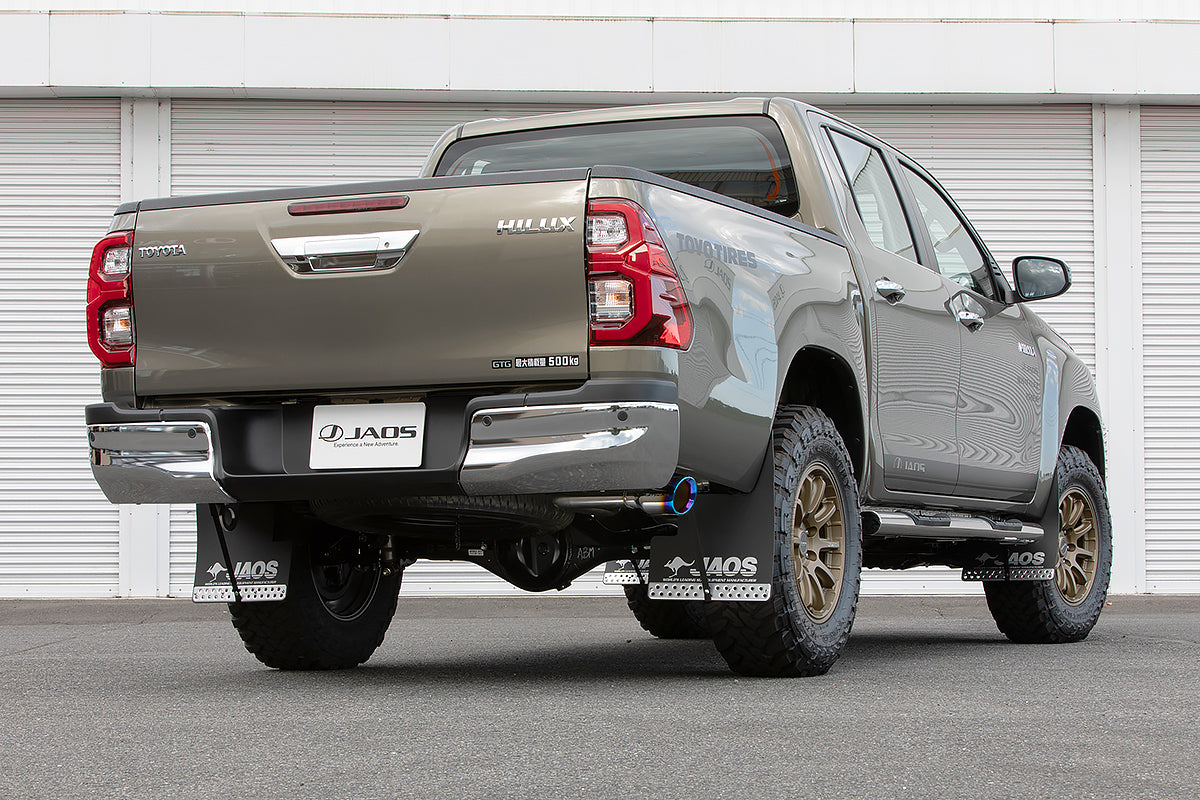 JAOS BATTLEZ MUFFLER ZS-STC TITANIUM COLOR TAIL FOR TOYOTA HILUX SURF 125 Z GRSPORT B708098TC