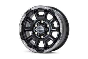 JAOS ADAMASBL5 16X6.5J 38 6H139.7 MATTE POLISH BLACK WHEEL FOR TOYOTA HIACE 200 B901665MPB