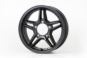 JAOS EXCELJX3 16X5.5J 22 5H139.7 MATT GUN METALLIC WHEEL FOR SUZUKI JIMNY JB23 B935655MGM