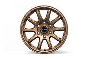JAOS TRIBECROSS 17x8.0J ± 0 6H139.7 TITANIUM GOLD WHEEL FOR TOYOTA HILUX SURF 215 B952781TGD
