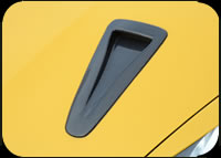 TAKEROS WIDE BONNET AIR DUCT FRP FOR HONDA FIT GE6 GE8 GP1 GP4 TAKEROS-00027