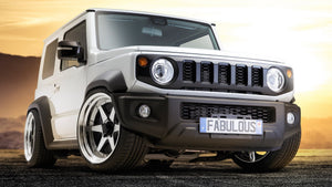 FABULOUS BARONE XR-6 2PC 19X9.5 15 6x139.7 BLACK POLISH FABULOUS-00002