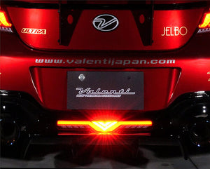VALENTI JEWEL LED BACK FOG LAMP LIGHT SMOKE RED CHROME FOR TOYOTA GR8 ZN8 SUBARU BRZ ZD8 BFT86GRZ-SR-1