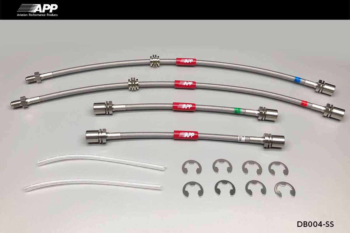 APP BRAKE LINE SYSTEM STAINLESS FITTING FOR DAIHATSU MOVE L600S L602S DB004-SS