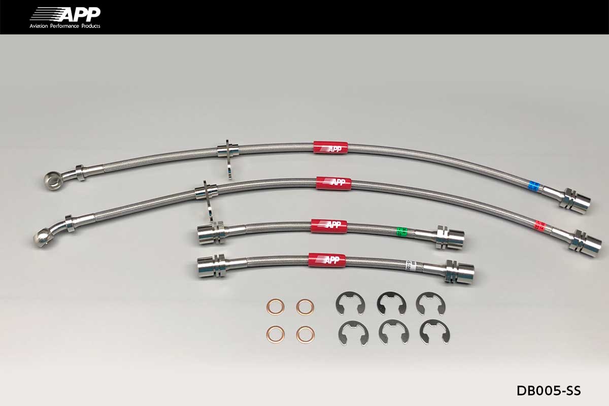 APP BRAKE LINE SYSTEM STAINLESS FITTING FOR DAIHATSU MAX L950S L952S DB005-SS