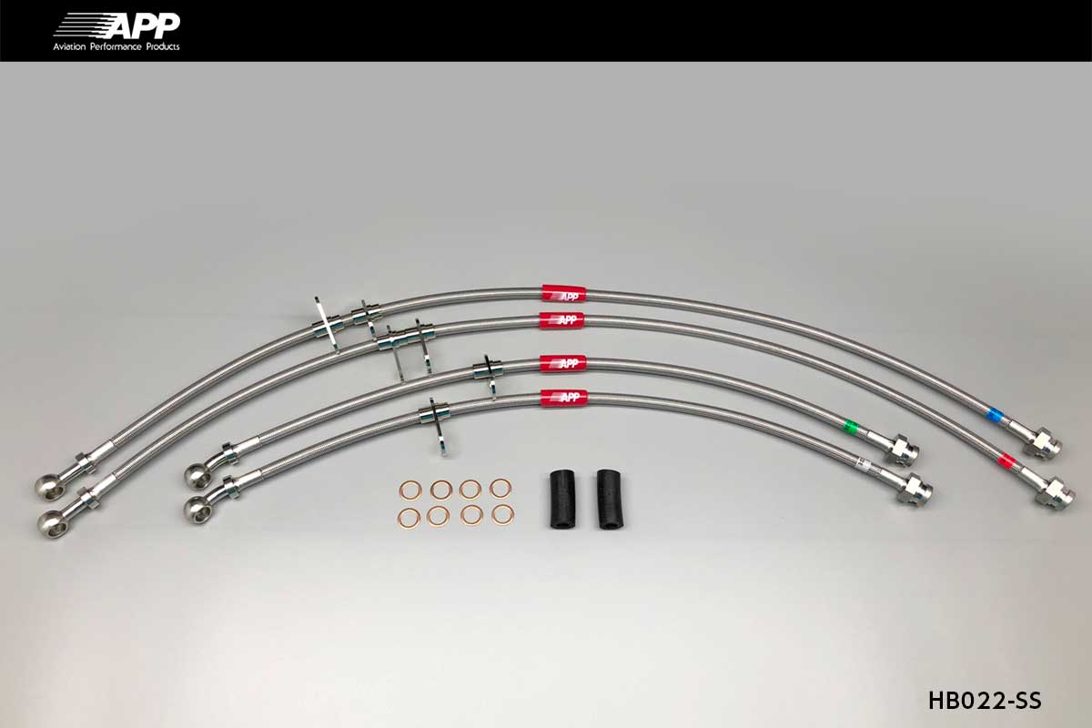 APP BRAKE LINE SYSTEM STAINLESS FITTING FOR HONDA CR-X EG2 HB022-SS