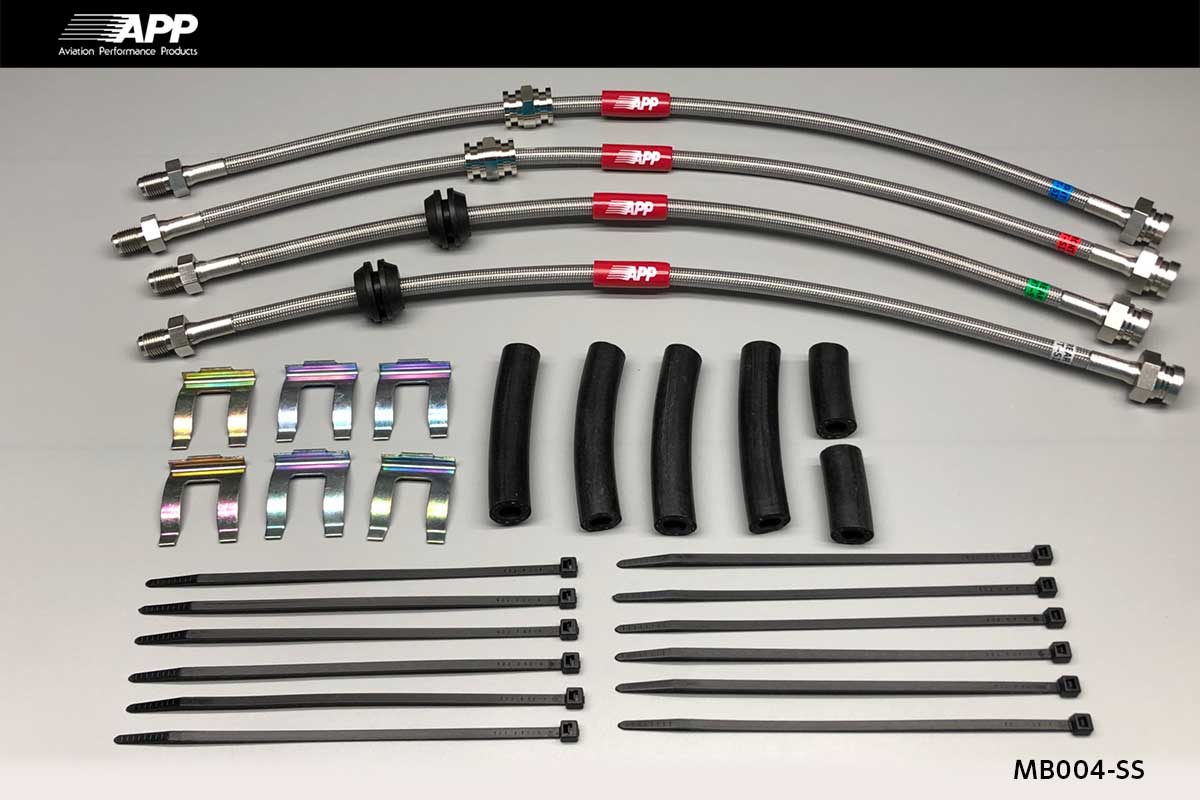 APP BRAKE LINE SYSTEM STAINLESS FITTING FOR MAZDA MAZDASPEED AXELA (MAZDASPEED AXELA) BL3FW MB004-SS