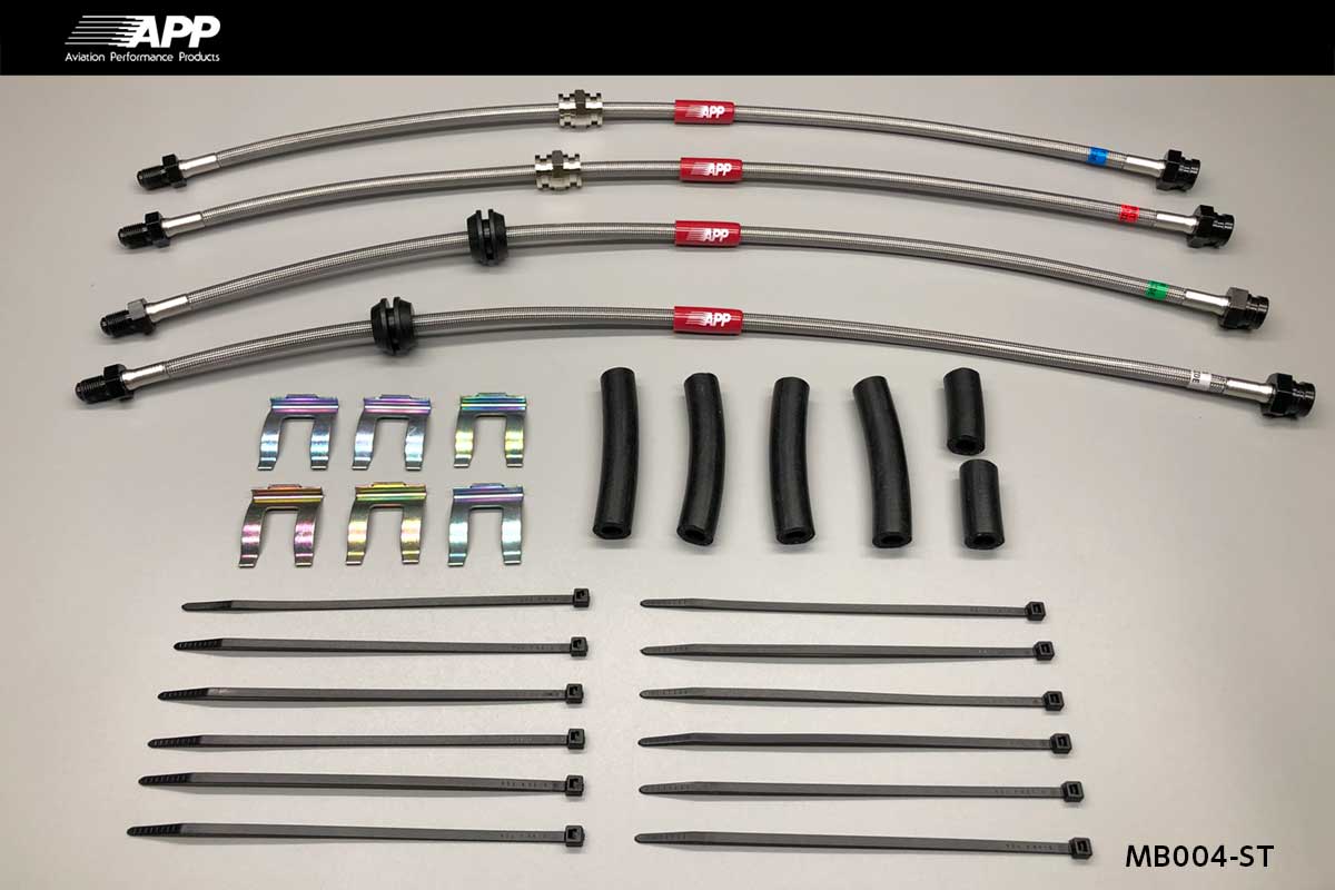 APP BRAKE LINE SYSTEM STEEL FITTING FOR MAZDA MAZDASPEED AXELA (MAZDASPEED AXELA) BL3FW MB004-ST