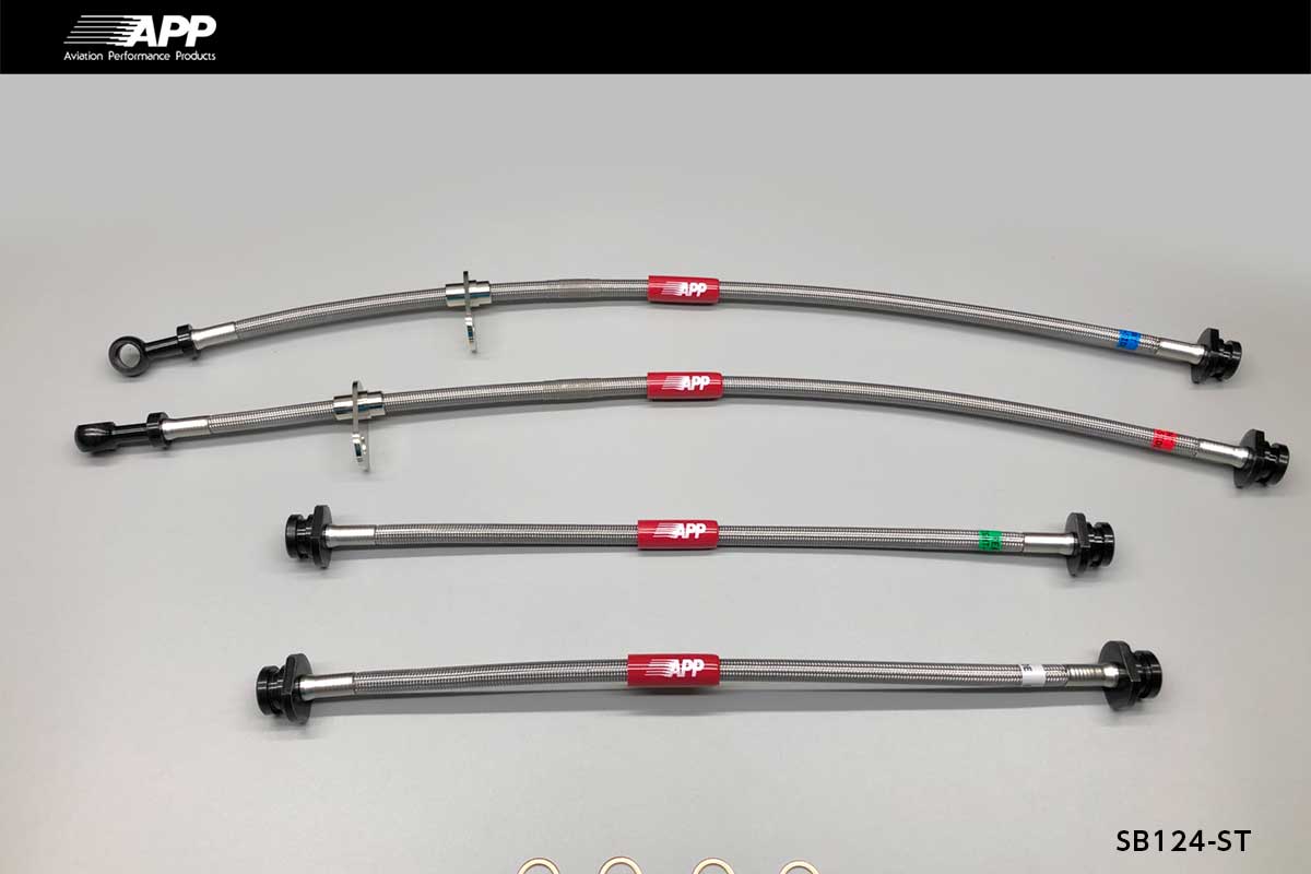 APP BRAKE LINE SYSTEM STEEL FITTING FOR SUZUKI KEI SPORT (KEI SPORT) HN22S SB124-ST